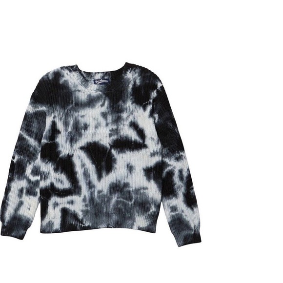 Freshman Girls Size XL 16 Multicolor Tie Dye Long Sleeve Pullover Sweater, Black - Picture 1 of 4